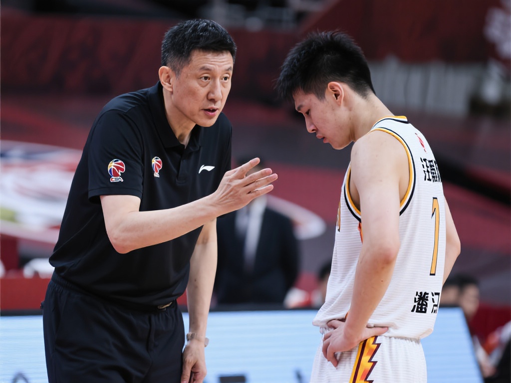 有一次，一名年轻球员因连续失误而情绪低落