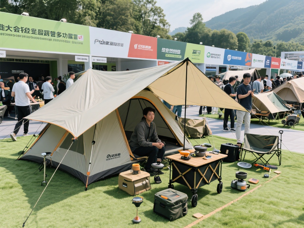 浙江金华迎来中国国际露营盛会 此次大会的内容丰富多彩,涵盖了露营装备展